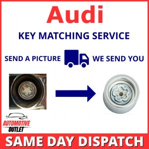 SECURITY MASTER LOCKING LOCK WHEEL NUT KEY BOLT MATCHING SERVICE UK FOR AUDI