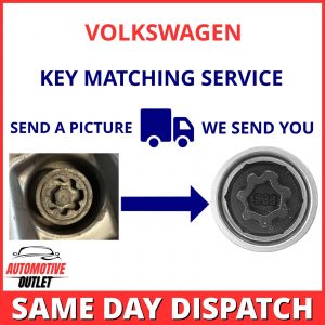 FOR VW POLO SECURITY MASTER LOCKING WHEEL NUT KEY BOLT MATCHING SERVICE UK
