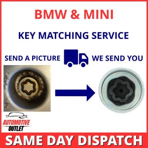 LOCKING WHEEL NUT KEY SECURITY MASTER BOLT MATCHING SERVICE UK FOR BMW & MINI