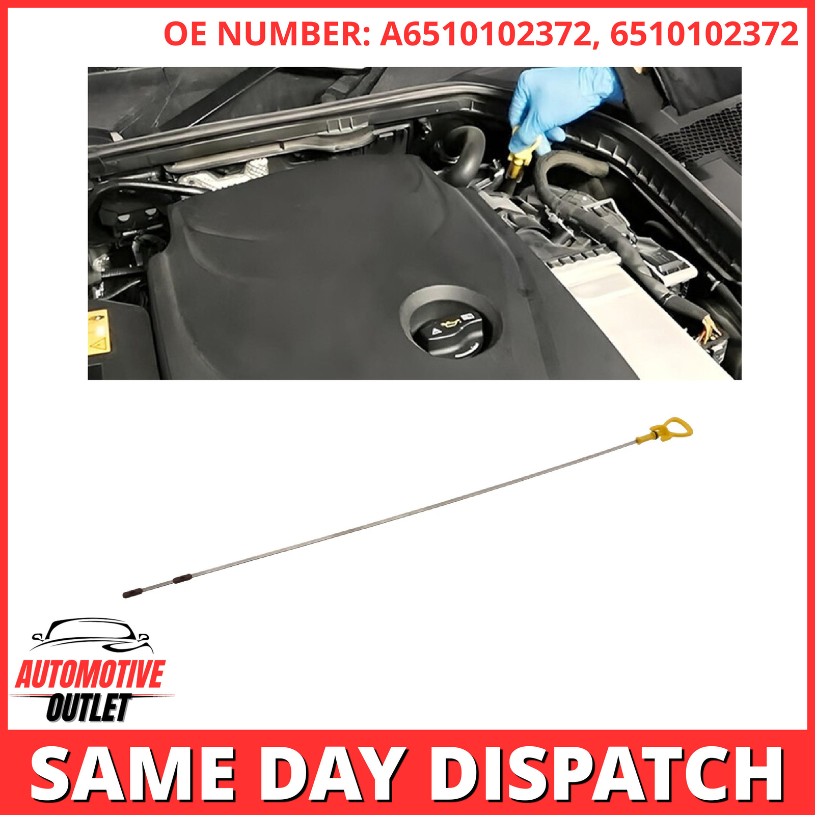 ENGINE OIL DIPSTICK 48378 FITS MERCEDES E CLASS C-CLASS SLK