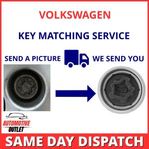 SECURITY MASTER BOLT MATCHING SERVICE UK FOR VW TIGUAN LOCKING WHEEL NUT KEY