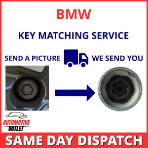 LOCKING WHEEL NUT KEY FOR BMW 3 SERIES SECURITY MASTER BOLT MATCHING SERVICE UK