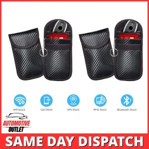 4x RFID SIGNAL BLOCKER FARADAY POUCH KEY CASE PROTECTOR FOR MERCEDES KEYLESS