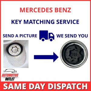 SECURITY MASTER LOCKING WHEEL NUT KEY SERVICE UK BOLT MATCHING FOR MERCEDES GLC