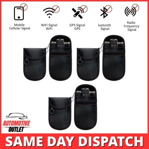 6x RFID SIGNAL BLOCKER FARADAY POUCH CASE KEY FOB PROTECTOR FOR SEAT KEYLESS
