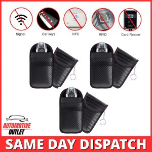 6x RFID BLOCKING FARADAY POUCH CAR KEY SIGNAL BLOCKER CASE CAGE FOR KEYLESS FOBS