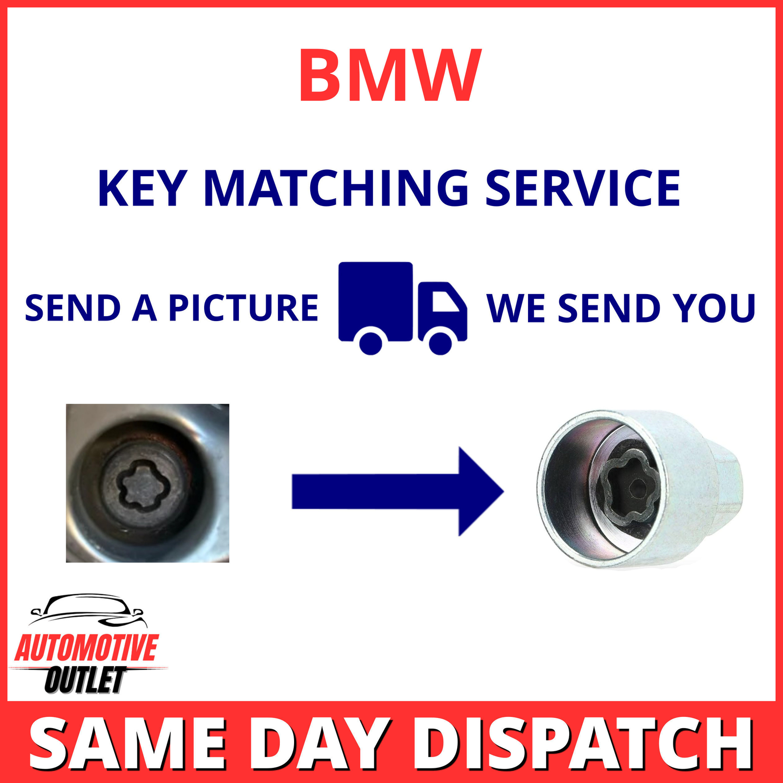 SECURITY MASTER LOCKING LOCK WHEEL NUT KEY BOLT MATCHING SERVICE UK FOR BMW