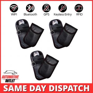 6x SIGNAL BLOCKER RFID BLOCKING FARADAY POUCH KEY CASE FOR VOLKSWAGEN KEYLESS