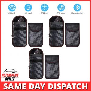 6x SIGNAL BLOCKER RFID BLOCKING FARADAY POUCH KEY CASE FOR RANGE ROVER KEYLESS