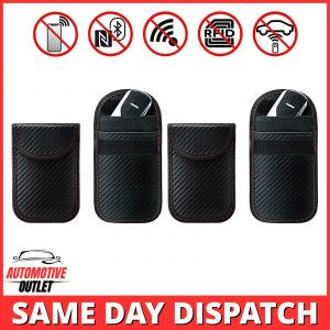 4x RFID BLOCKING FARADAY POUCH SIGNAL BLOCKER CASE FOR FORD KEYLESS FOB WALLET