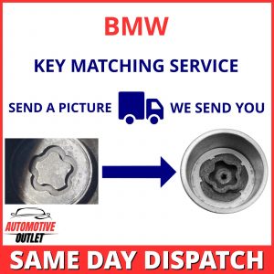 2 SERIES LOCKING WHEEL NUT KEY SECURITY MASTER FOR BMW BOLT MATCHING SERVICE UK