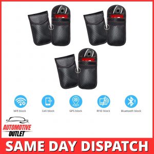 6x SIGNAL BLOCKER CASE RFID BLOCKING FARADAY POUCH KEY FOB FOR MERCEDES KEYLESS