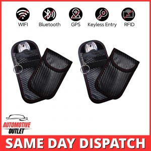 4x RFID BLOCKING FARADAY POUCH CAR KEY SIGNAL BLOCKER FOR VOLKSWAGEN KEYLESS