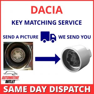 LOCKING WHEEL NUT KEY FOR DACIA SANDERO SECURITY MASTER BOLT MATCHING SERVICE UK