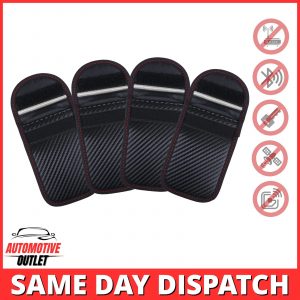 4x SIGNAL BLOCKER CASE RFID BLOCKING FARADAY POUCH FOR BMW KEYLESS ENTRY FOBS