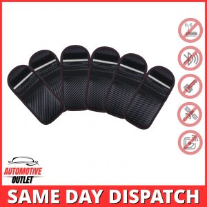 6x SIGNAL BLOCKER CASE RFID BLOCKING FARADAY POUCH KEY FOB BAG FOR BMW KEYLESS