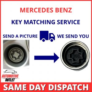 FOR MERCEDES C CLASS SECURITY MASTER LOCKING WHEEL NUT KEY SERVICE BOLT MATCHING