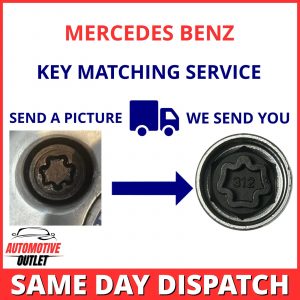 FOR MERCEDES GLA LOCKING WHEEL NUT KEY SECURITY MASTER SERVICE UK BOLT MATCHING