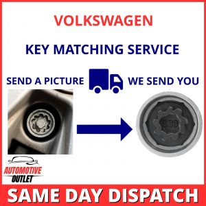 LOCKING WHEEL NUT KEY FOR VW GOLF SECURITY MASTER SERVICE UK BOLT MATCHING