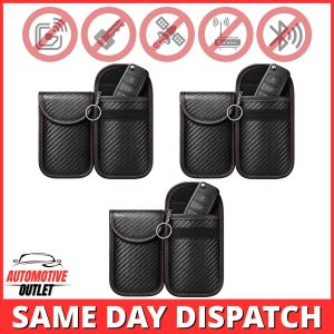 6x RFID BLOCKING FARADAY POUCH SIGNAL BLOCKER CASE FOR AUDI KEYLESS ENTRY FOBS