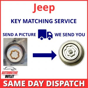 MATCHING SERVICE SECURITY MASTER LOCKING LOCK WHEEL NUT KEY BOLT UK FOR JEEP