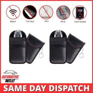 4x RFID BLOCKING FARADAY POUCH CAR KEY FOB SIGNAL BLOCKER ANTI-THEFT KEYLESS