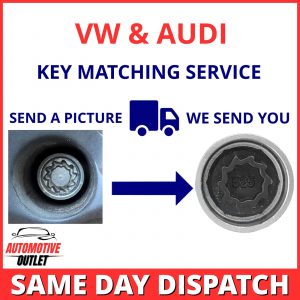 LOCKING WHEEL NUT KEY SERVICE UK SECURITY MASTER FOR VW & AUDI BOLT MATCHING