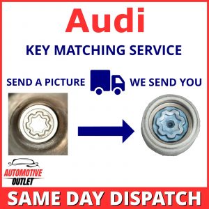 LOCKING WHEEL NUT KEY BOLT MATCHING SECURITY MASTER SERVICE UK FOR AUDI A4