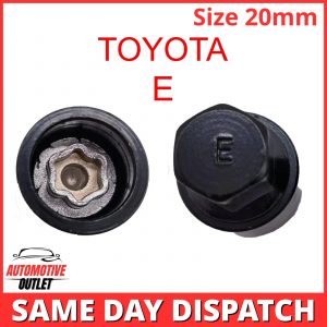 MASTER LOCKING WHEEL SECURITY NUT KEY BOLT SOCKET REMOVER LETTER E FOR TOYOTA