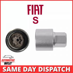MASTER LOCKING WHEEL SECURITY NUT BOLT REMOVER KEY SOCKET S FOR FIAT