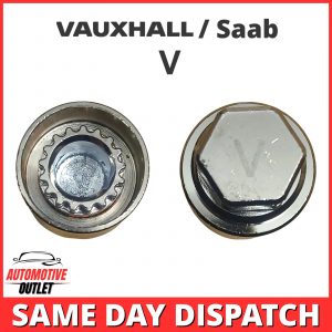 MASTER SECURITY LOCKING BOLT WHEEL NUT REMOVER KEY SOCKET V FOR VAUXHALL