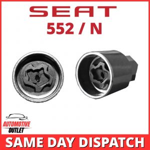552 / N MASTER LOCKING 17mm WHEEL SECURITY NUT KEY BOLT SOCKET REMOVER FOR SEAT