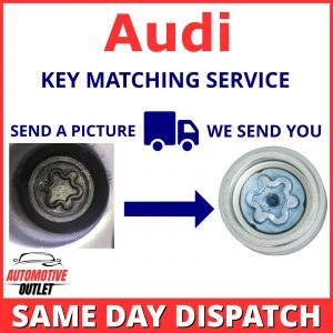 SECURITY MASTER SERVICE UK FOR AUDI A6 LOCKING WHEEL NUT KEY BOLT MATCHING