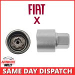 MASTER LOCKING WHEEL SECURITY NUT BOLT REMOVER KEY SOCKET X FOR FIAT