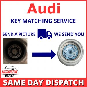 BOLT MATCHING SERVICE UK LOCKING WHEEL NUT KEY FOR AUDI A7 SECURITY MASTER