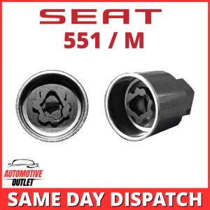 551 / M MASTER LOCKING 17mm WHEEL SECURITY NUT KEY BOLT SOCKET REMOVER FOR SEAT