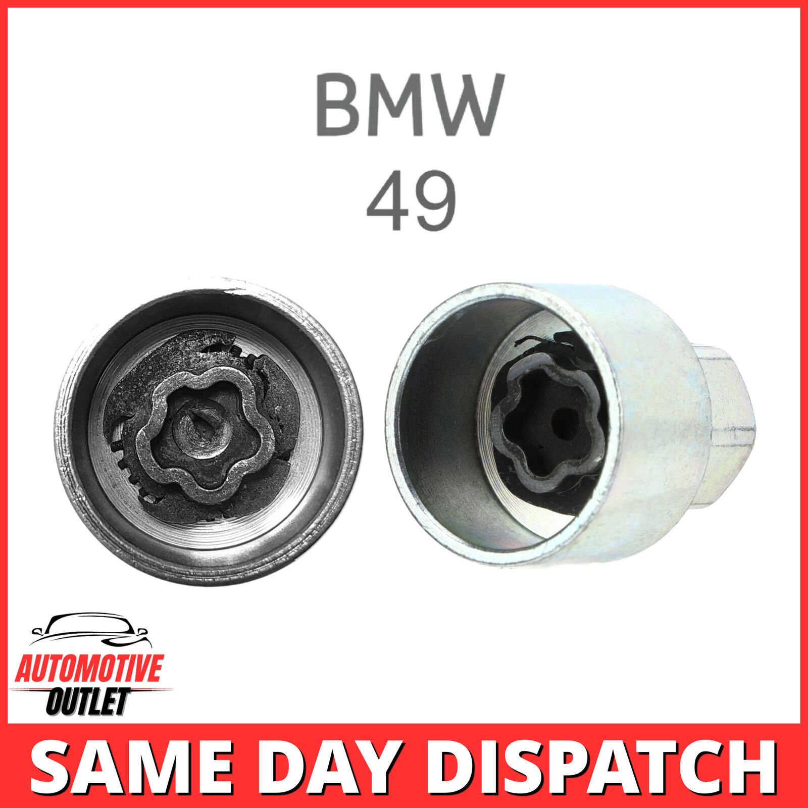 LOCKING WHEEL NUT MASTER BOLT SECURITY KEY NUMBER 49, 17mm SOCKET FOR BMW
