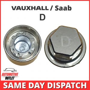 MASTER SECURITY LOCKING BOLT WHEEL NUT REMOVER KEY SOCKET D FOR VAUXHALL