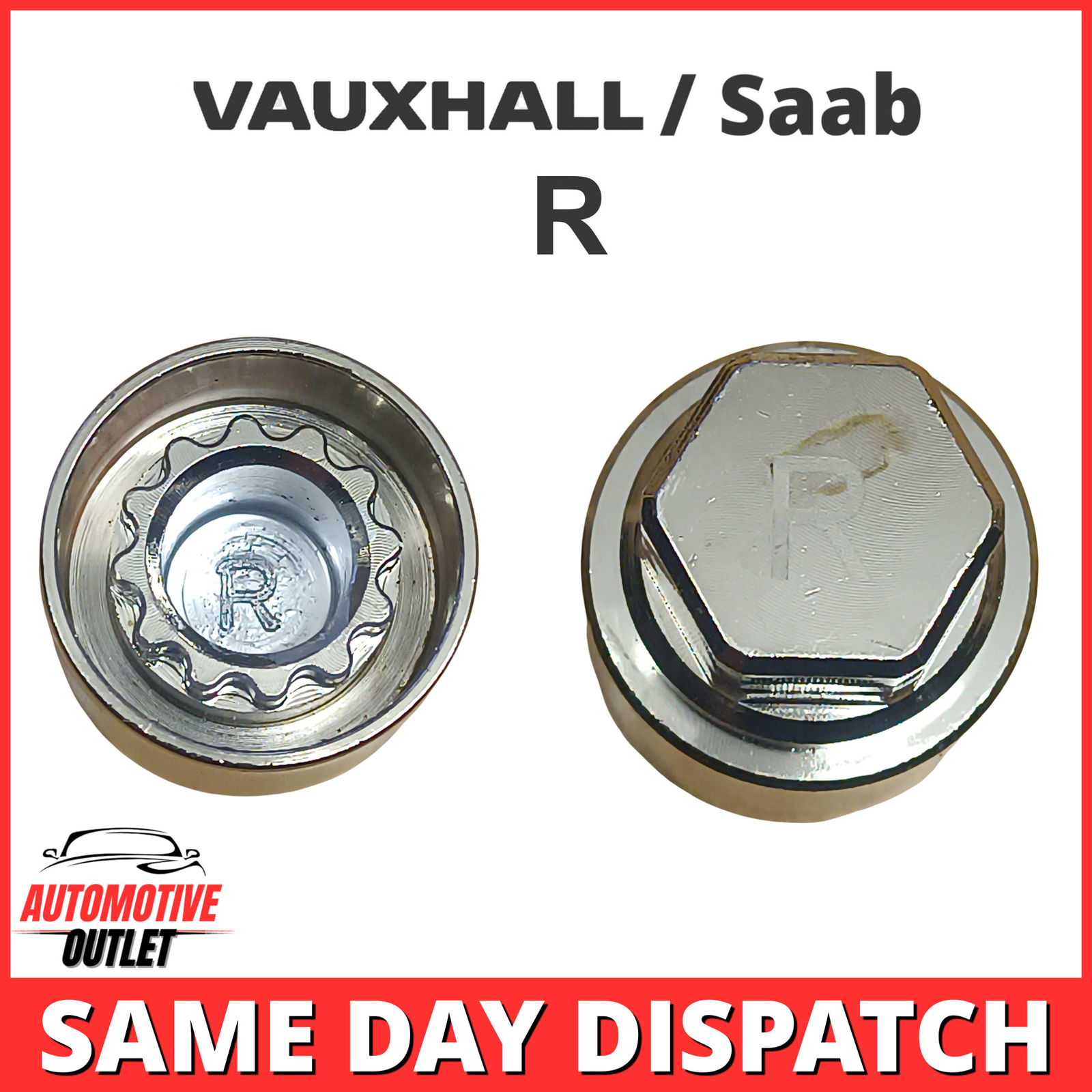 MASTER SECURITY LOCKING BOLT WHEEL NUT REMOVER KEY SOCKET R FOR VAUXHALL