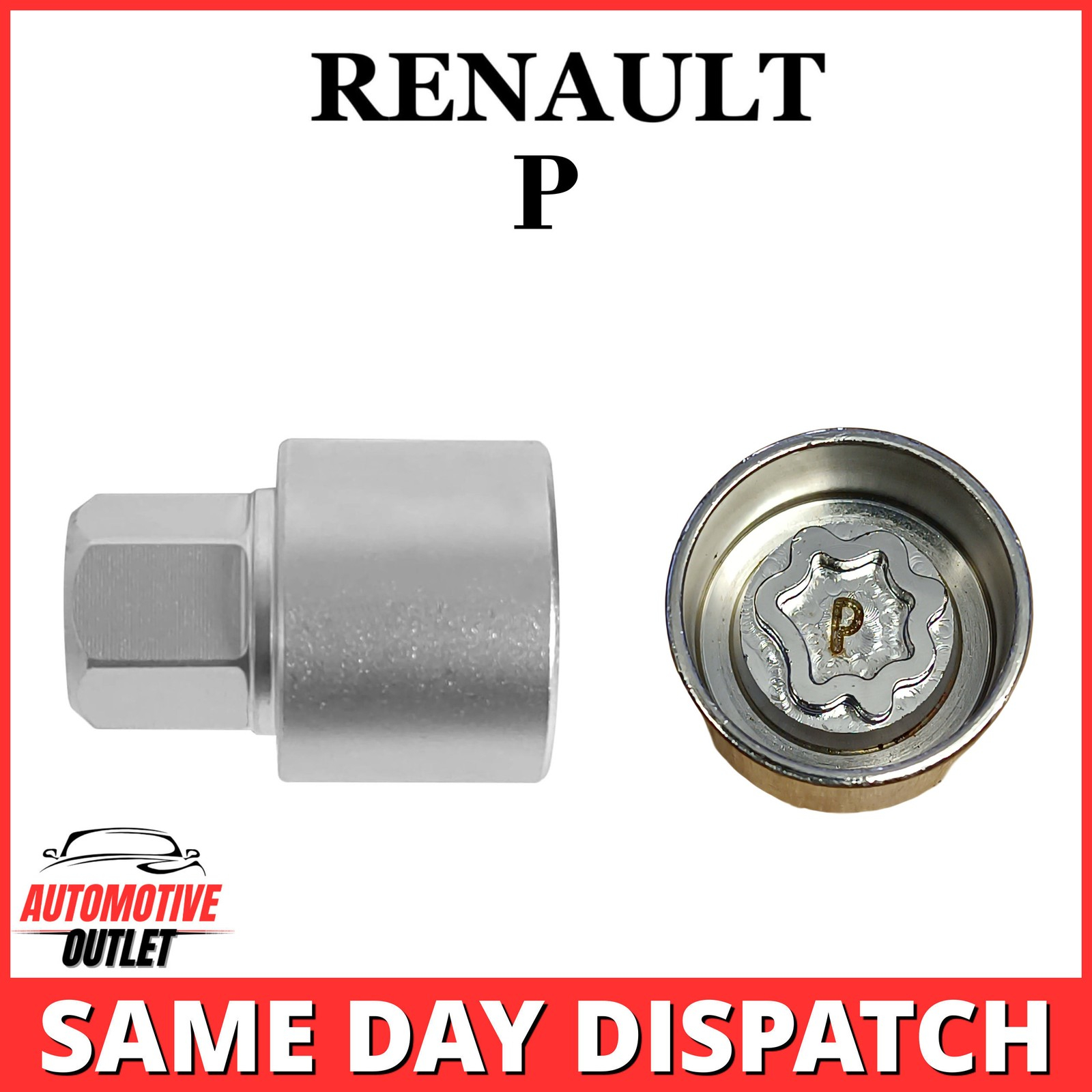 LOCKING WHEEL MASTER SECURITY NUT BOLT REMOVER KEY SOCKET P FOR RENAULT