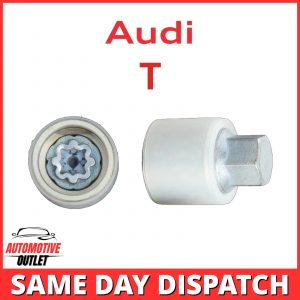 817 LETTER T MASTER LOCKING WHEEL SECURITY BOLT SOCKET ANTI THEFT KEY FOR AUDI