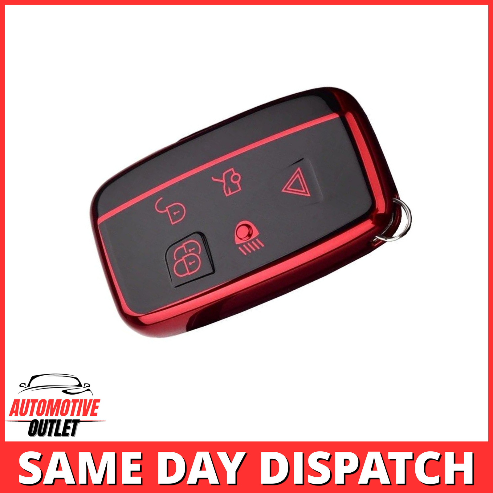 KEY CASE FOB COVER SHELL PROTECTOR TPU FOR RANGE ROVER EVOQUE SPORT JAGUAR XE XF
