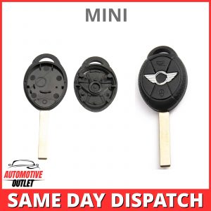 3 BUTTON KEY REMOTE CONTROL FOB CASE FOR MINI ONE COOPER S R50 R52 2004-2008