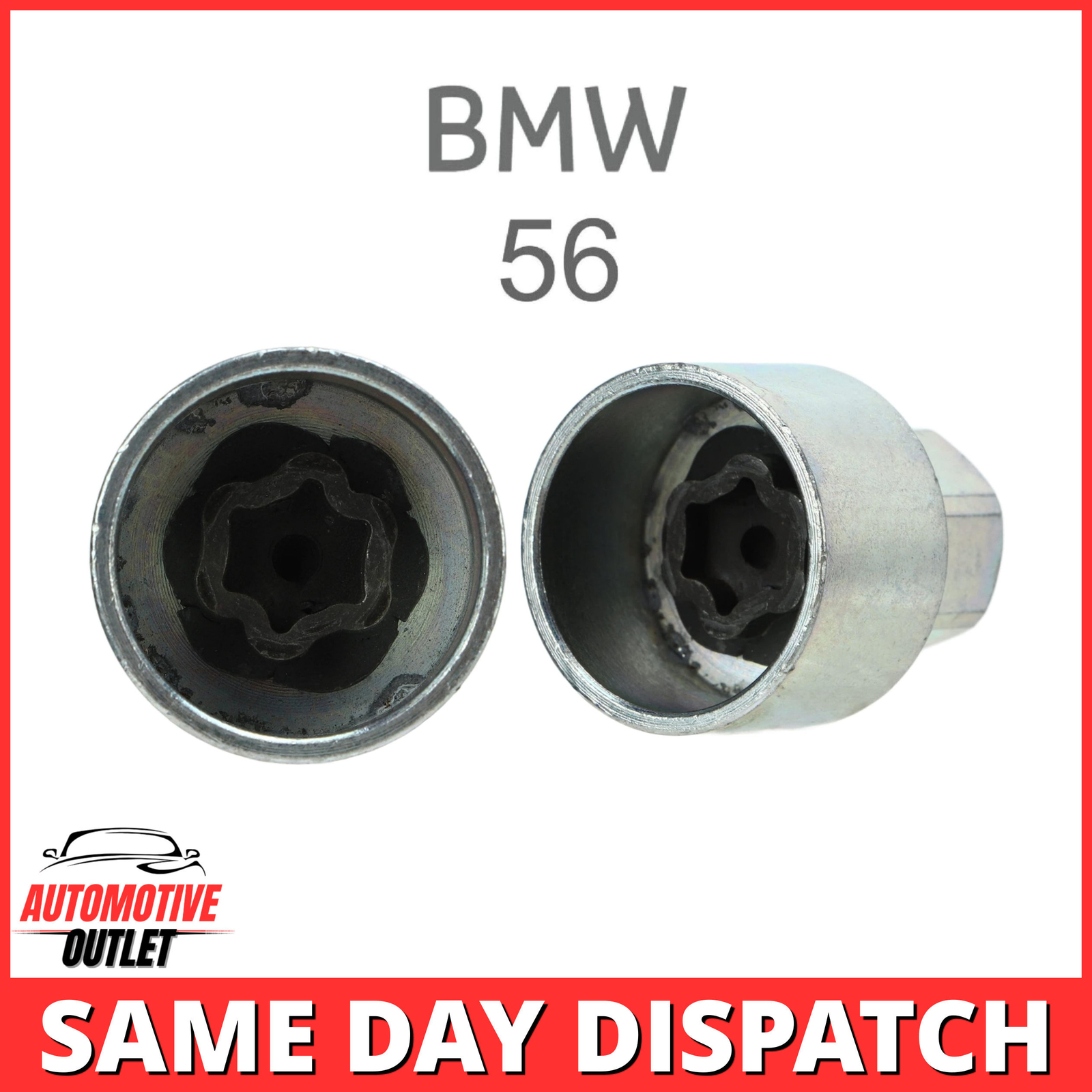 LOCKING WHEEL NUT MASTER BOLT SECURITY KEY NUMBER 56, 17mm SOCKET FOR BMW