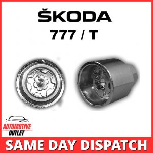 777 / T MASTER LOCKING 17mm WHEEL SECURITY NUT KEY BOLT SOCKET REMOVER FOR SKODA