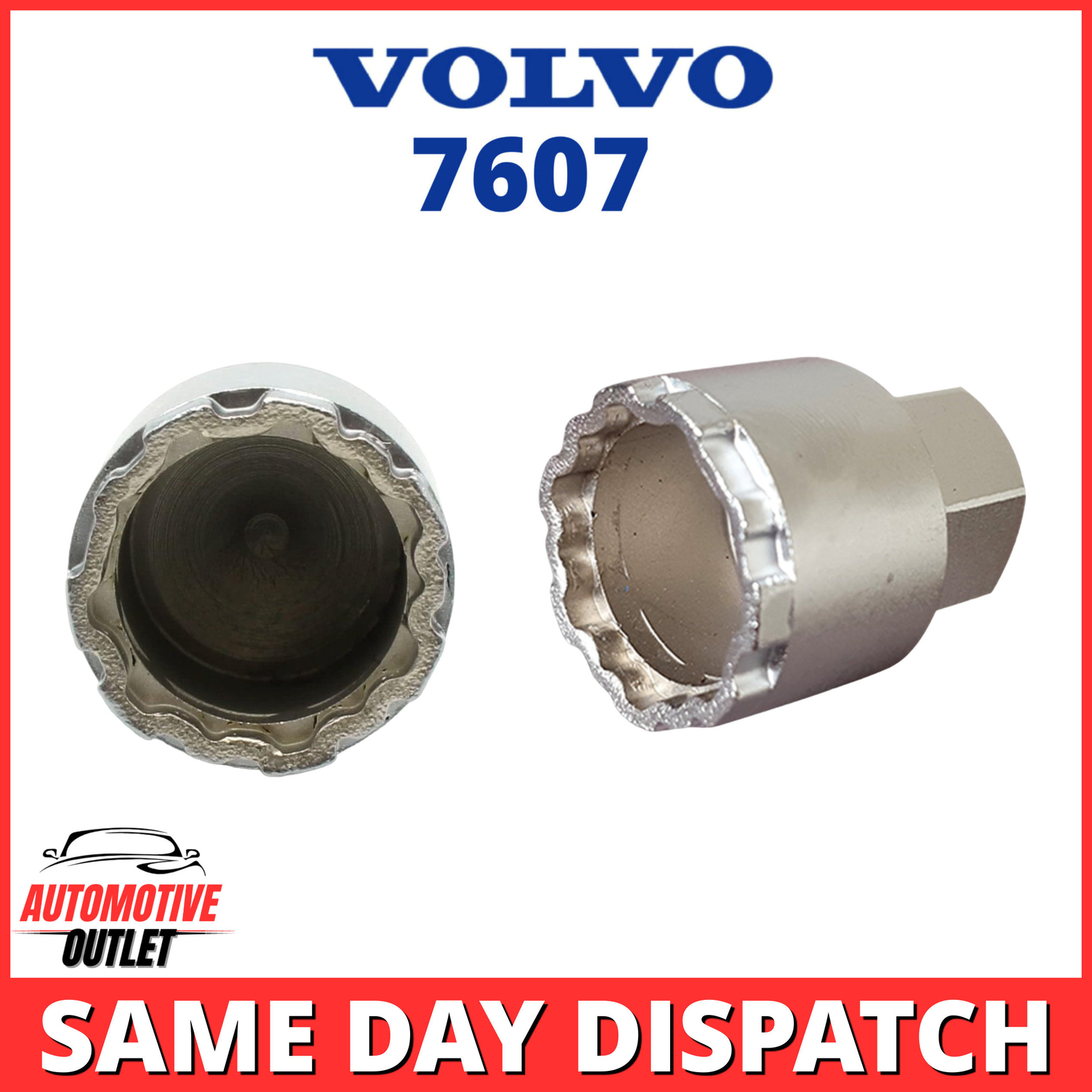 SECURITY MASTER LOCKING WHEEL NUT KEY CODE 7607 LWNK BOLT LUGNUT XC60 FOR VOLVO