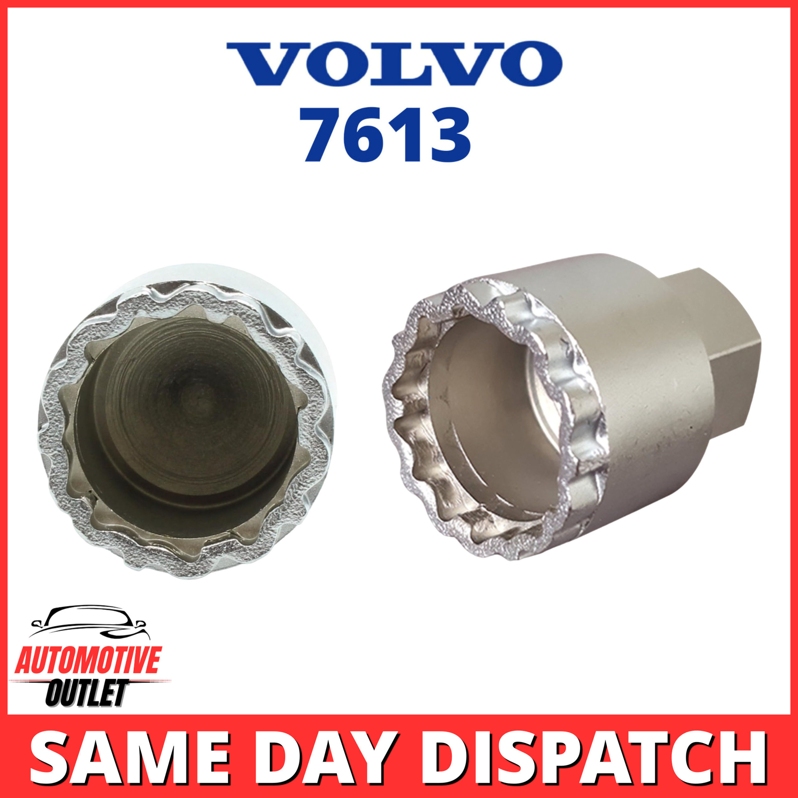 SECURITY MASTER LOCKING WHEEL NUT KEY CODE 7613 LWNK BOLT LUGNUT XC60 FOR VOLVO