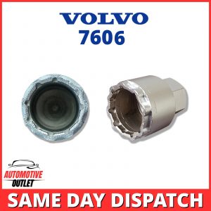 SECURITY MASTER LOCKING WHEEL NUT KEY CODE 7606 LWNK BOLT LUGNUT XC60 FOR VOLVO