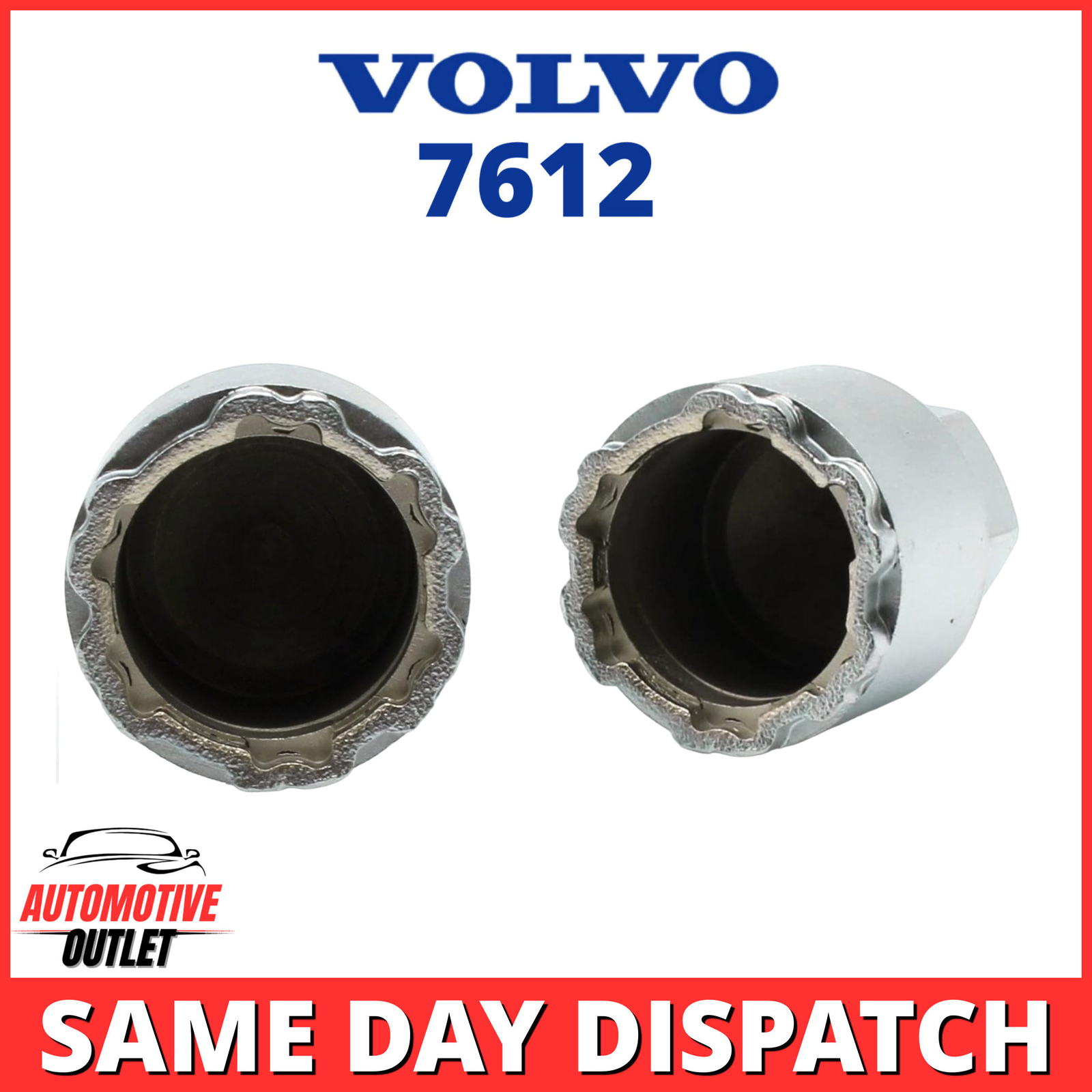 SECURITY MASTER LOCKING WHEEL NUT KEY CODE 7612 LWNK BOLT LUGNUT XC60 FOR VOLVO