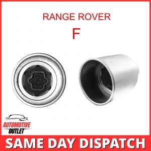 MASTER LOCKING WHEEL SECURITY BOLT KEY LETTER F FOR LAND / RANGE ROVER DISCOVERY